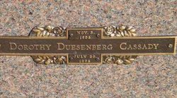 Dorothy Lucille <I>Duesenberg</I> Cassady 
