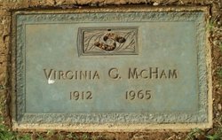 Virginia Lee <I>Garland</I> McHam 