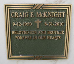 Craig F McKnight 