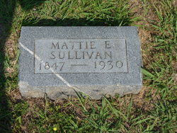 Martha E “Mattie” <I>Starnes</I> Sullivan 