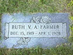 Ruth Violet Ann <I>Almstedt</I> Farmer 