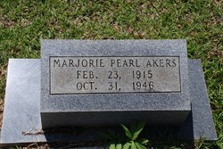 Marjorie Pearl <I>Scaife</I> Akers 