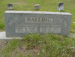 Mary Pearlene <I>Williams</I> Walling 