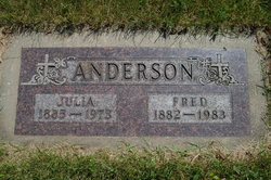 Julia <I>Christianson</I> Anderson 