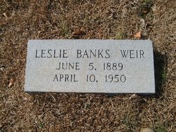 Leslie Banks Weir 