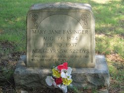 Mary Jane <I>Shue</I> Basinger 