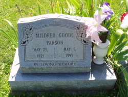 Mildred Pauline <I>Goode</I> Parson 