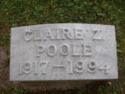 Claire <I>Zumkeller</I> Poole 