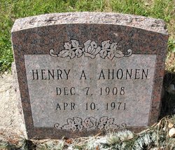 Henry Adolph Ahonen 