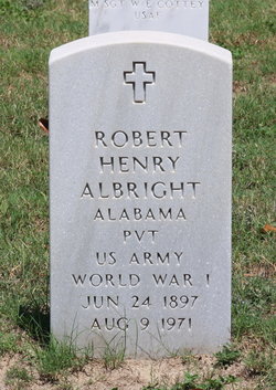 PVT Robert Henry Albright 