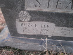 Rozzie Lee <I>Pardue</I> Steadham 