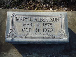 Mary Elizabeth <I>Atherton</I> Albertson 