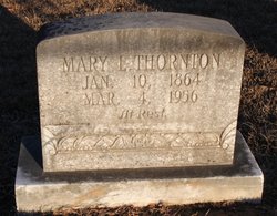 Mary Lucretia <I>Gatlin</I> Thornton 