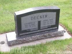 Anna May <I>Gee</I> Decker 