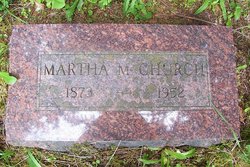 Martha May <I>Satterthwaite</I> Church 
