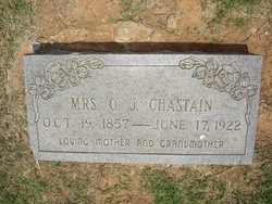 Mrs Octavia Jane <I>Kincaid</I> Chastain 