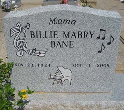 Billie Nan <I>Mabry</I> Bane 