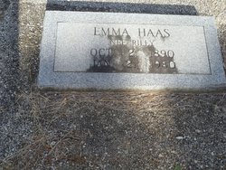 Emma Johanna <I>Riley</I> Haas 