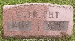 Donald A Albright 