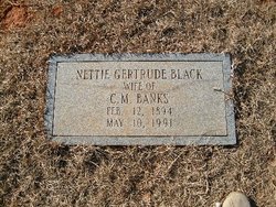 Nettie Gertrude <I>Black</I> Banks 