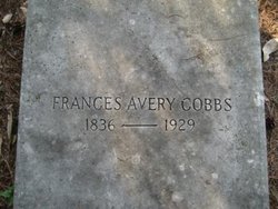 Frances Ann <I>Avery</I> Cobbs 