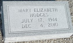 Mary Elizabeth Hodges 