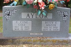 Colyer Cone “Cole” Aylor 