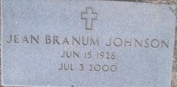 Jean <I>Branum</I> Johnson 