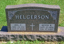 Ida J <I>Halvorson</I> Helgerson 