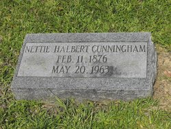 Nettie <I>Halbert</I> Cunningham 