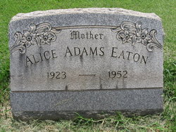 Alice Evelyn <I>Adams</I> Eaton 