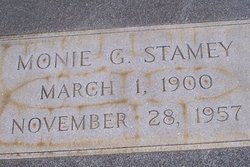 Monie G. Stamey 