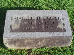 Margaret “Maggie” <I>Dugger</I> Crow 