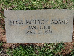 Rosa <I>McIlroy</I> Adams 