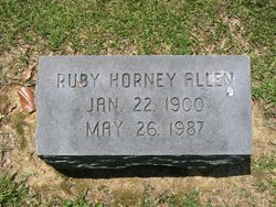 Ruby Katherine <I>Horney</I> Allen 