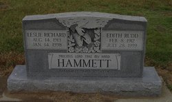 Edith Orene <I>Rudd</I> Hammett 