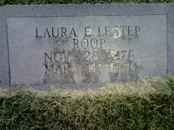 Laura E <I>Basham</I> Lester - Roop 