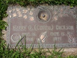 Harry G. “Cootie” Dickson 