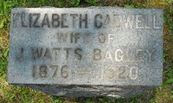 Elizabeth Taulman <I>Cadwell</I> Bagley 