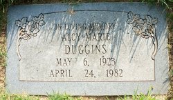 Alcy Marie <I>Hancock</I> Duggins 