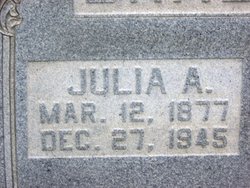 Julia A. <I>Yancey</I> Braddock 