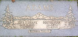 John Franklin “Frank” Adams 