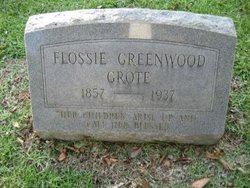 Florida Greenwood “Flossie” <I>Smith</I> Grote 