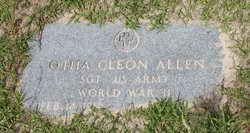 Sgt Otha Cleon Allen 