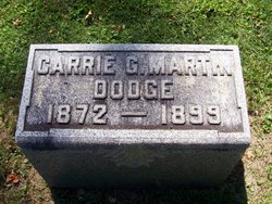 Carrie G <I>Martin</I> Dodge 