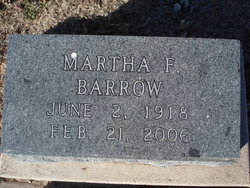 Martha Frances <I>Musser</I> Barrow 