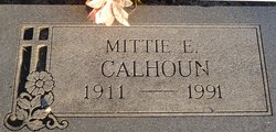Mittie Elizabeth <I>Hayes</I> Calhoun 