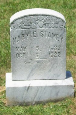 Mary Ann Ester <I>Stamey</I> Stamey 