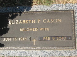 Elizabeth <I>Perdue</I> Cason 