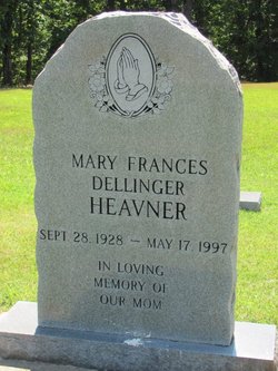 Mary Frances <I>Dellinger</I> Heavner 